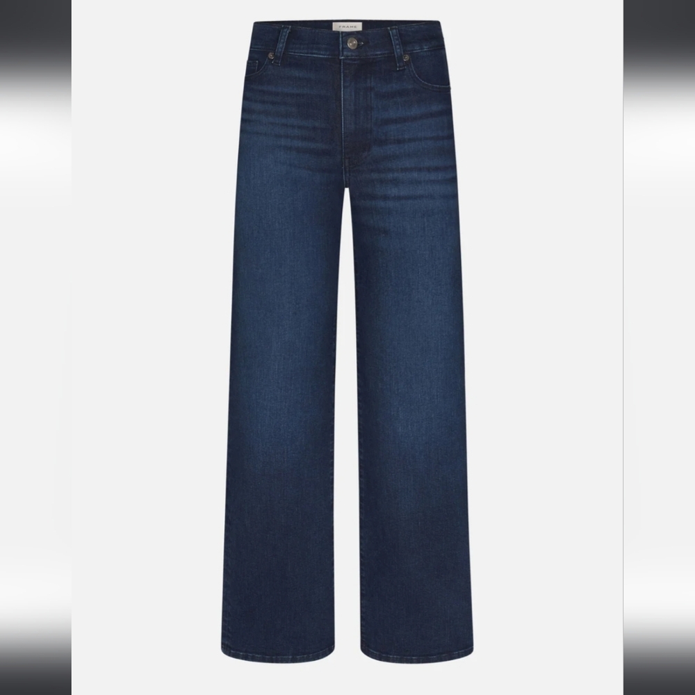 Frame Le Slim Palazzo High Rise Wide Leg Jean In Trick